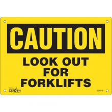 Zenith Safety Products SGM018 - "Look Out For Forklifts" Sign