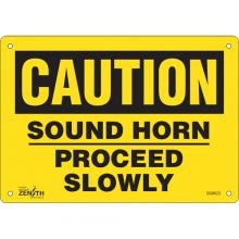Zenith Safety Products SGM023 - "Proceed Slowly" Sign