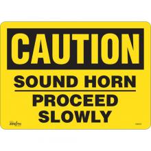 Zenith Safety Products SGM025 - "Proceed Slowly" Sign