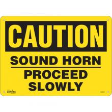 Zenith Safety Products SGM027 - "Proceed Slowly" Sign