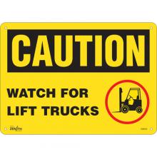 Zenith Safety Products SGM038 - "Watch For Lift Trucks" Sign