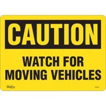 Zenith Safety Products SGM043 - "Watch For Moving Vehicles" Sign