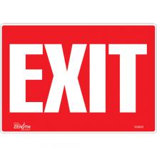 Zenith Safety Products SGM058 - "Exit" Sign