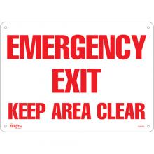 Zenith Safety Products SGM068 - "Emergency Exit" Sign