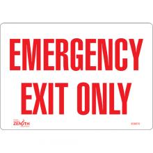 Zenith Safety Products SGM070 - "Emergency Exit" Sign