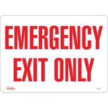 Zenith Safety Products SGM073 - "Emergency Exit" Sign