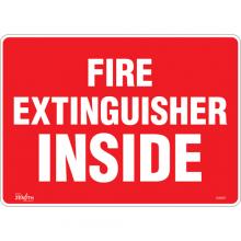 Zenith Safety Products SGM097 - "Fire Extinguisher Inside" Sign