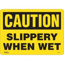 Zenith Safety Products SGM154 - "Slippery When Wet" Sign