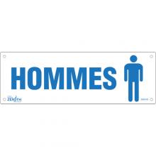 Zenith Safety Products SGM183 - "Hommes" Sign
