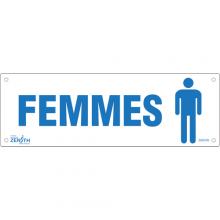Zenith Safety Products SGM185 - "Femmes" Sign