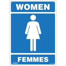 Zenith Safety Products SGM190 - "Women - Femmes" Sign