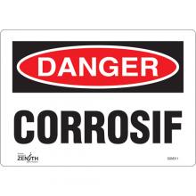 Zenith Safety Products SGM311 - "Corrosif" Sign