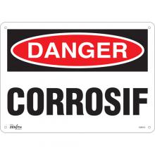 Zenith Safety Products SGM315 - "Corrosif" Sign