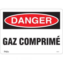 Zenith Safety Products SGM326 - "Gaz Comprimé" Sign