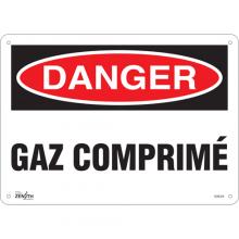 Zenith Safety Products SGM328 - "Gaz Comprimé" Sign