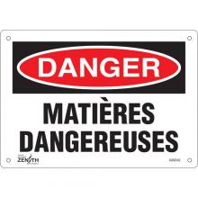Zenith Safety Products SGM342 - "Matières Dangereuses" Sign