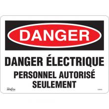 Zenith Safety Products SGM380 - "Personnel Autorisé Seulement" Sign