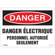 Zenith Safety Products SGM382 - "Personnel Autorisé Seulement" Sign