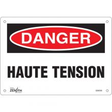 Zenith Safety Products SGM390 - "Haute Tension" Sign