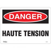 Zenith Safety Products SGM392 - "Haute Tension" Sign