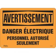 Zenith Safety Products SGM399 - "Danger Électrique" Sign