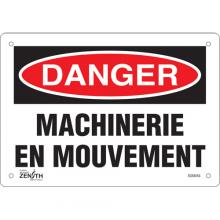 Zenith Safety Products SGM464 - "Machinerie en Mouvement" Sign