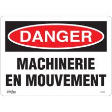 Zenith Safety Products SGM466 - "Machinerie en Mouvement" Sign