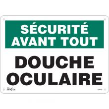 Zenith Safety Products SGM480 - "Douche Oculaire" Sign