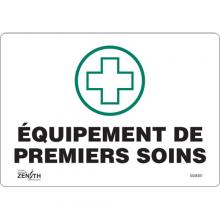 Zenith Safety Products SGM481 - "Premiers Soins" Sign