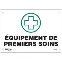Zenith Safety Products SGM482 - "Premiers Soins" Sign