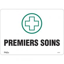 Zenith Safety Products SGM490 - "Premiers Soins" Sign