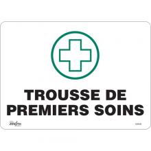 Zenith Safety Products SGM496 - "Premiers Soins" Sign