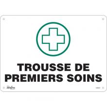 Zenith Safety Products SGM497 - "Premiers Soins" Sign