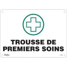 Zenith Safety Products SGM498 - "Premiers Soins" Sign
