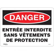 Zenith Safety Products SGM526 - "Entrée Interdite" Sign