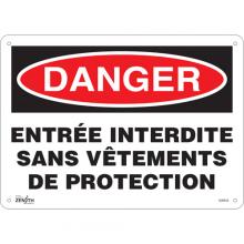 Zenith Safety Products SGM528 - "Entrée Interdite" Sign