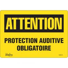 Zenith Safety Products SGM529 - "Protection Auditive Obligatoire" Sign