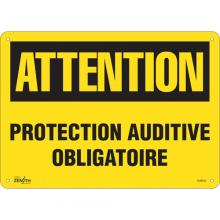 Zenith Safety Products SGM533 - "Protection Auditive Obligatoire" Sign