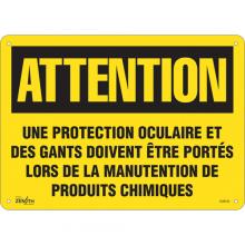 Zenith Safety Products SGM546 - "Protection Oculaire" Sign