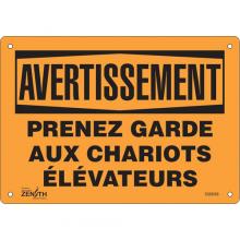 Zenith Safety Products SGM590 - "Prenez Garde" Sign