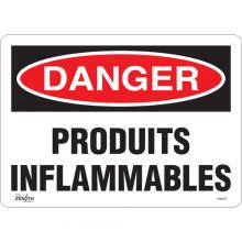 Zenith Safety Products SGM634 - "Produits Inflammables" Sign