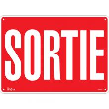 Zenith Safety Products SGM667 - "Sortie" Sign
