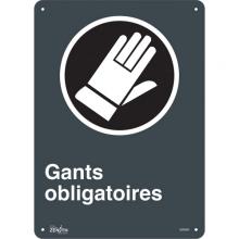 Zenith Safety Products SGM695 - "Gants Obligatoires" Sign