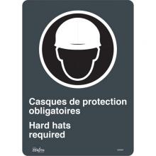Zenith Safety Products SGM697 - "Hard Hats Required" Sign