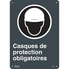 Zenith Safety Products SGM701 - "Casques De Protection Obligatoires" Sign