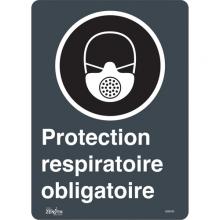 Zenith Safety Products SGM706 - "Protection Respiratoire Obligatoire" Sign
