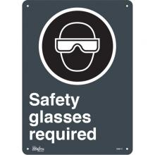 Zenith Safety Products SGM711 - "Safety Glasses Required" Sign
