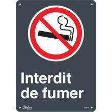 Zenith Safety Products SGM726 - "Interdit De Fumer" Sign