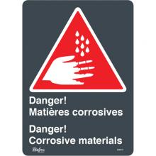 Zenith Safety Products SGM727 - "Corrosive Materials" Sign