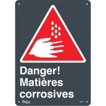 Zenith Safety Products SGM731 - "Matières Corrosives" Sign